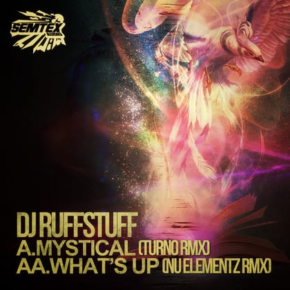 The mystical / Whats up album by DJ Ruffstuff - Drum and Bass Cover Art