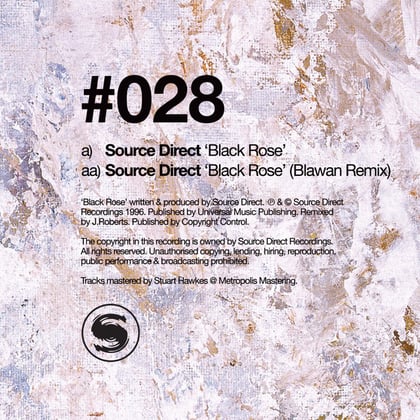 Black Rose album by Source Direct - Drum and Bass Cover Art