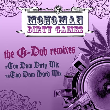 Dirty Games (The G Dub Remixes) album by Monoman - Drum and Bass Cover Art