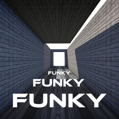 Funky album by SUBBWELL - Drum and Bass Cover Art