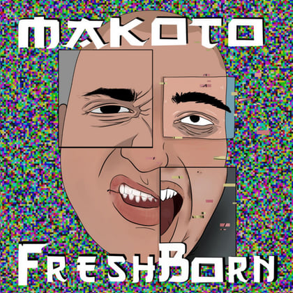 FreshBorn album by Makoto - Drum and Bass Cover Art