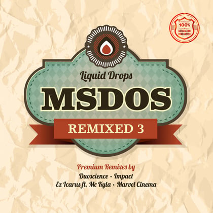 Remixed Part 3 album by MSDOS - Drum and Bass Cover Art