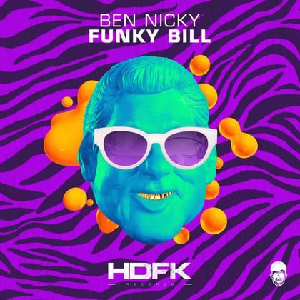 Funky Bill album by Dimension - Drum and Bass Cover Art