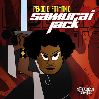 Samurai Jack album by Fatman D - Drum and Bass Cover Art