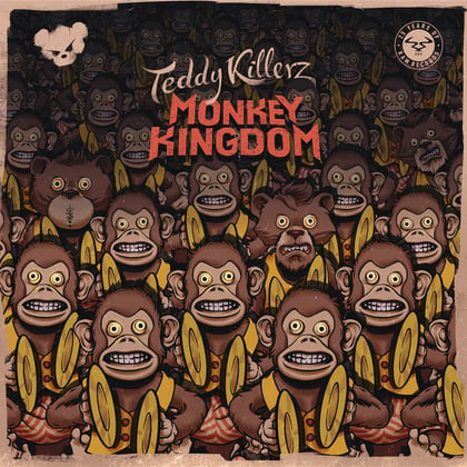 Monkey Kingdom album by A.M.C & Teddy Killerz - Drum and Bass Cover Art