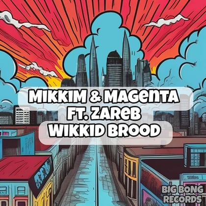 Wikkid Brood album by Magenta & MikkiM - Drum and Bass Cover Art