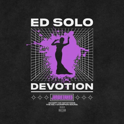 Devotion album by Ed Solo - Drum and Bass Cover Art