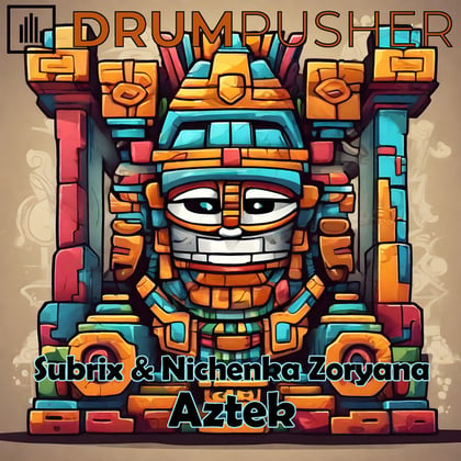 Aztek album by Subrix - Drum and Bass Cover Art
