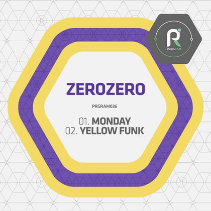 Monday / Yellow Funk album by ZeroZero - Drum and Bass Cover Art