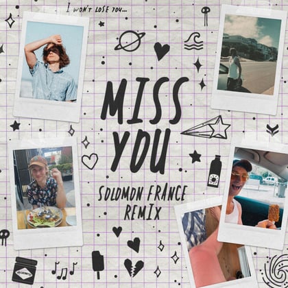 Miss You (Solomon France Remix) album by Fox Stevenson - Drum and Bass Cover Art