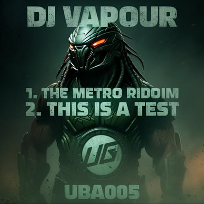 The Metro Riddim / This Is A Test album by DJ Vapour - Drum and Bass Cover Art