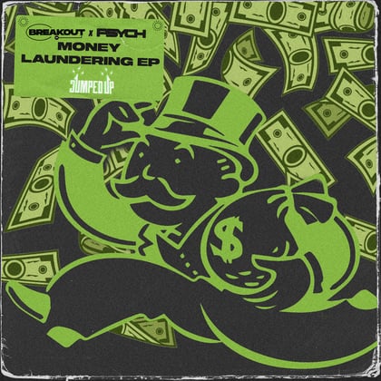 Money Laundering album by Psych - Drum and Bass Cover Art