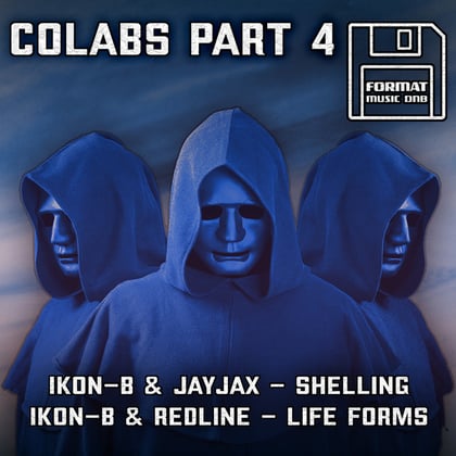 Colabs Part 4 album by Ikon-B - Drum and Bass Cover Art