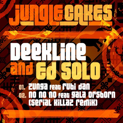 Jungle Cakes, Vol. 19 album by Ed Solo, Deekline & Serial Killaz - Drum and Bass Cover Art