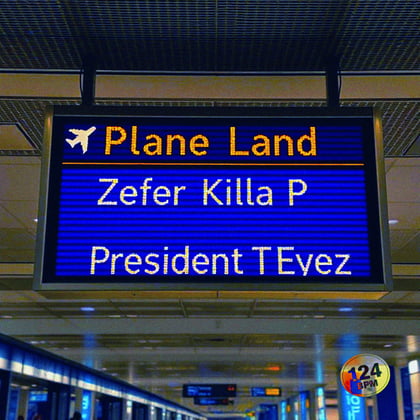 Plane Land album by Task Horizon, Zefer & President T - Drum and Bass Cover Art
