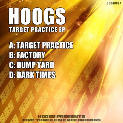 Target Practice EP album by Hoogs - Drum and Bass Cover Art