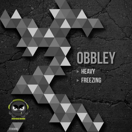 Heavy / Freezing album by Obbley - Drum and Bass Cover Art