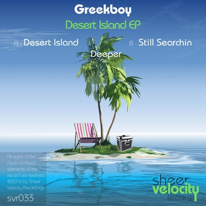 Desert Island EP album by Eschaton & Greekboy - Drum and Bass Cover Art