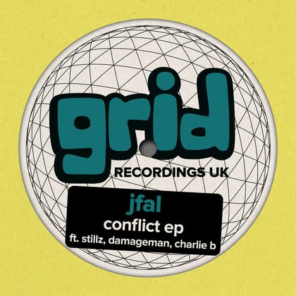Conflict EP album by Jfal - Drum and Bass Cover Art