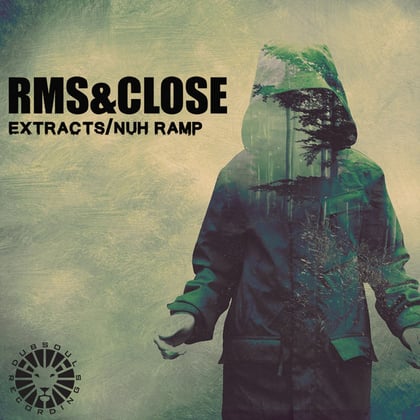 Extracts/Nuh Ramp album by RMS - Drum and Bass Cover Art