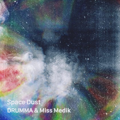 Space Dust album by Miss Medik - Drum and Bass Cover Art