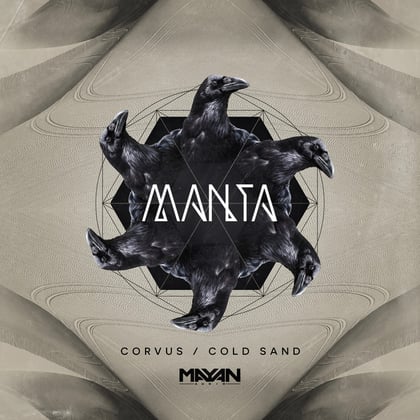 Corvus / Cold Sand album by Manta - Drum and Bass Cover Art