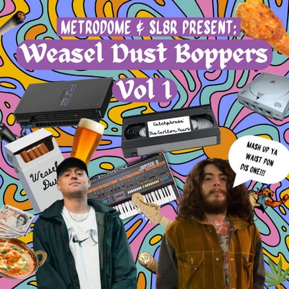 Weasel Dust Boppers, Vol. 1 album by Sl8r - Drum and Bass Cover Art