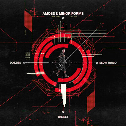 The Set EP album by Minor Forms & Amoss - Drum and Bass Cover Art