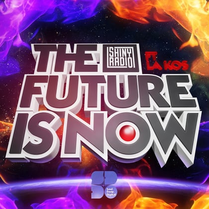 The Future Is Now album by Shiny Radio - Drum and Bass Cover Art