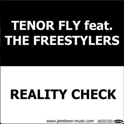 Reality Check album by Tenor Fly - Drum and Bass Cover Art