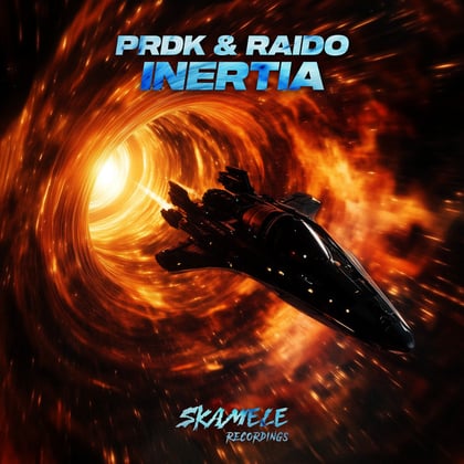 Inertia EP album by Prdk & RAIDO - Drum and Bass Cover Art