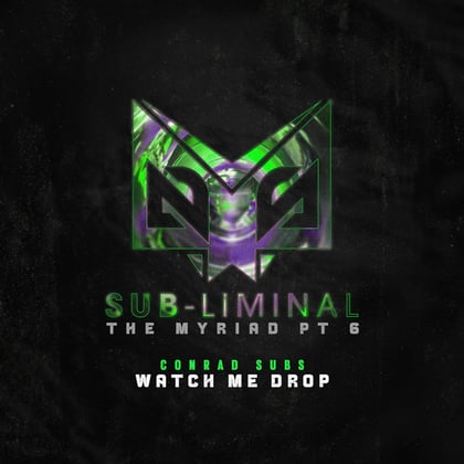 Watch Me Drop album by Conrad Subs - Drum and Bass Cover Art