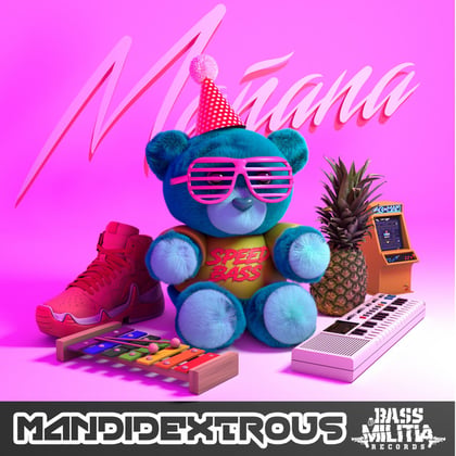Mañana album by Mandidextrous - Drum and Bass Cover Art