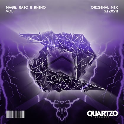 Volt album by Mage, RAIO & RHINO - Drum and Bass Cover Art