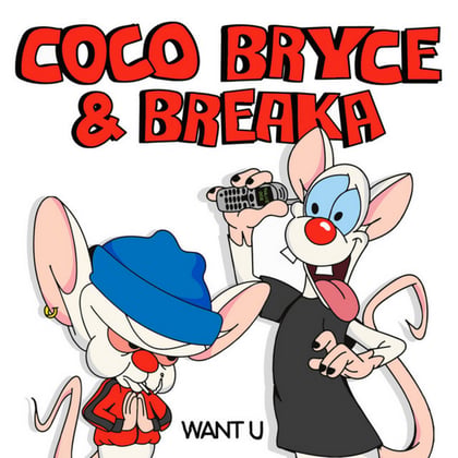 Want U album by Coco Bryce - Drum and Bass Cover Art