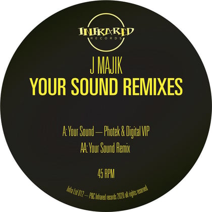 Your Sound Remixes album by J Majik - Drum and Bass Cover Art
