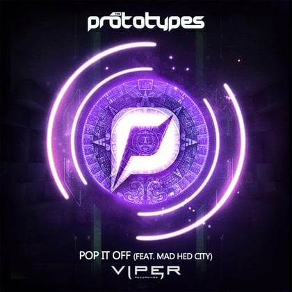 Pop It Off album by The Prototypes - Drum and Bass Cover Art
