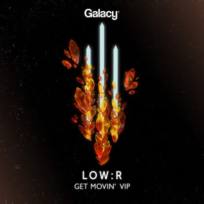 Get Movin' VIP album by Low:r - Drum and Bass Cover Art