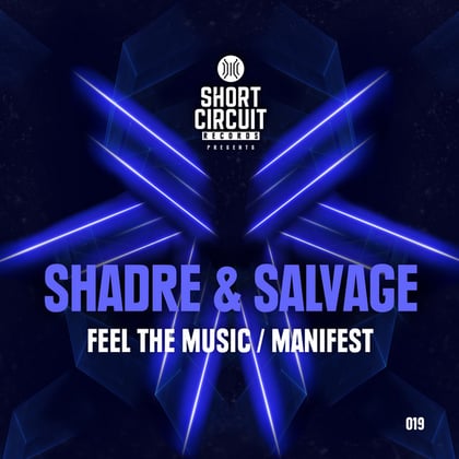 Feel The Music / Manifest album by Shadre & Salvage - Drum and Bass Cover Art
