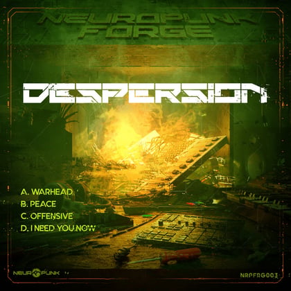 Warhead album by Despersion - Drum and Bass Cover Art