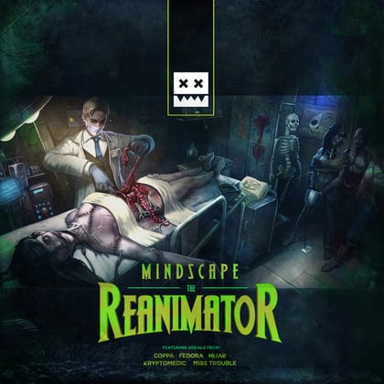 Reanimator LP album by Mindscape - Drum and Bass Cover Art