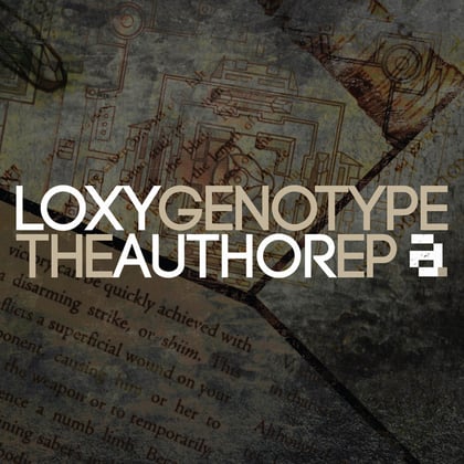 The Author EP album by Loxy - Drum and Bass Cover Art
