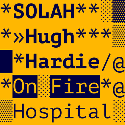 On Fire album by SOLAH & Hugh Hardie - Drum and Bass Cover Art