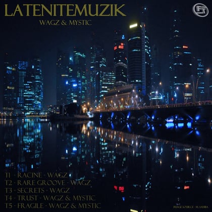 LateNightMuzik album by Wagz - Drum and Bass Cover Art