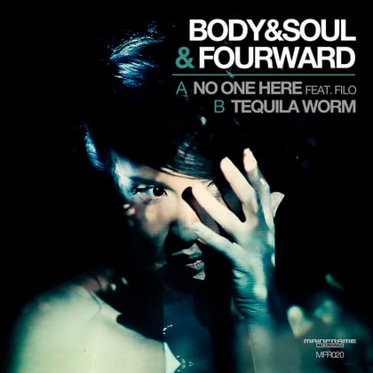No One Here album by Body & Soul & Fourward - Drum and Bass Cover Art