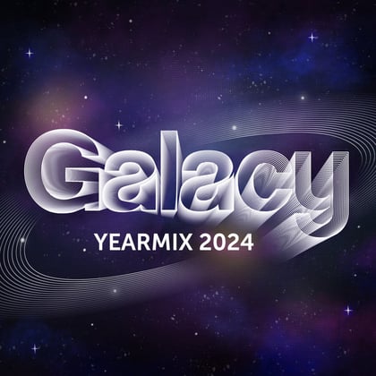 Galacy Yearmix album by Low:r - Drum and Bass Cover Art