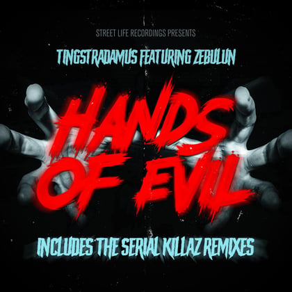 Hands of Evil EP album by Serial Killaz - Drum and Bass Cover Art