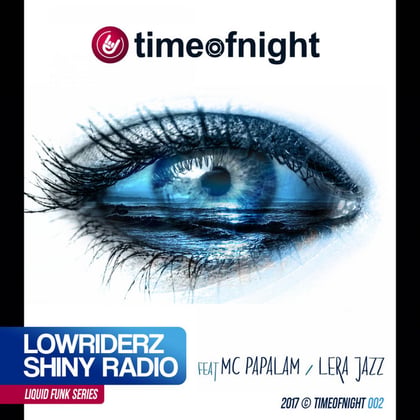 Liquid Funk Series album by Lowriderz & Shiny Radio - Drum and Bass Cover Art