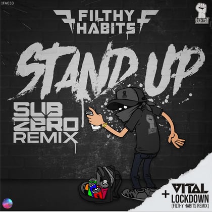 Stand Up (Sub Zero Remix) album by Filthy Habits & Vital - Drum and Bass Cover Art