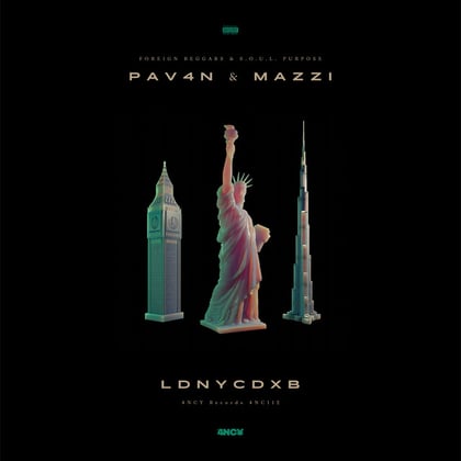 LDNYCDXB album by Burr Oak, PAV4N & Mazzi - Drum and Bass Cover Art